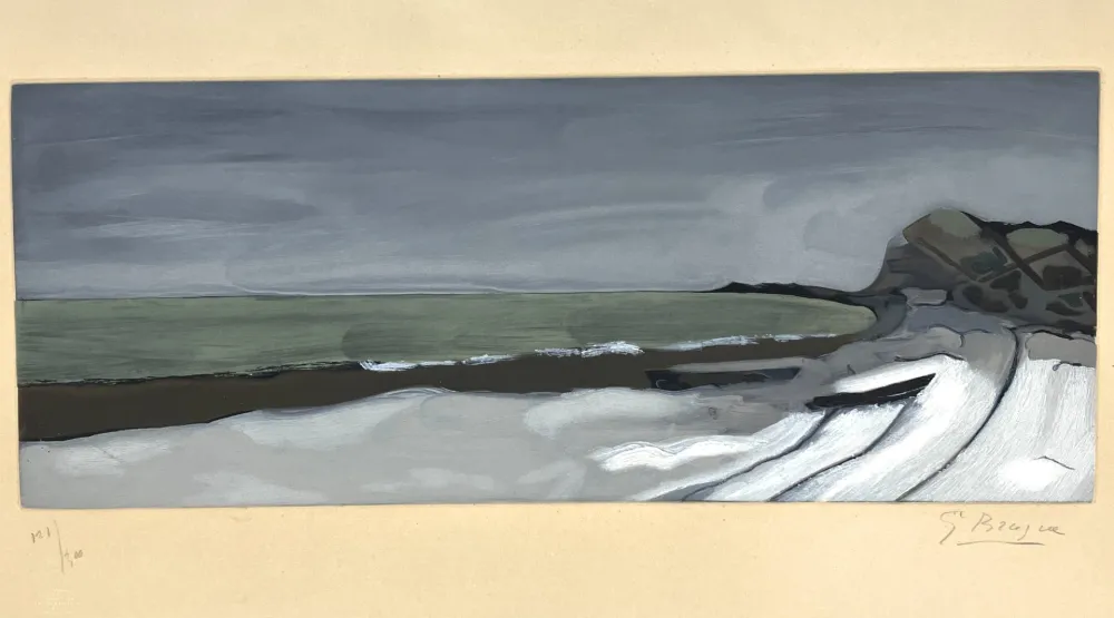 飞尘腐蚀法 Braque - Varengeville-sur-Mer. 1955.