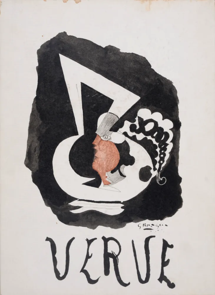石版画 Braque - Verve, 1952