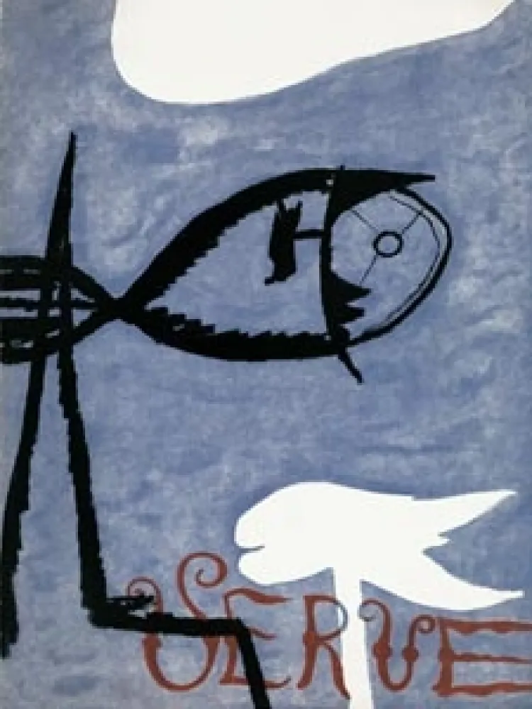 插图书 Braque - VERVE VOL. I n° 2. (Couverture de G. Braque)