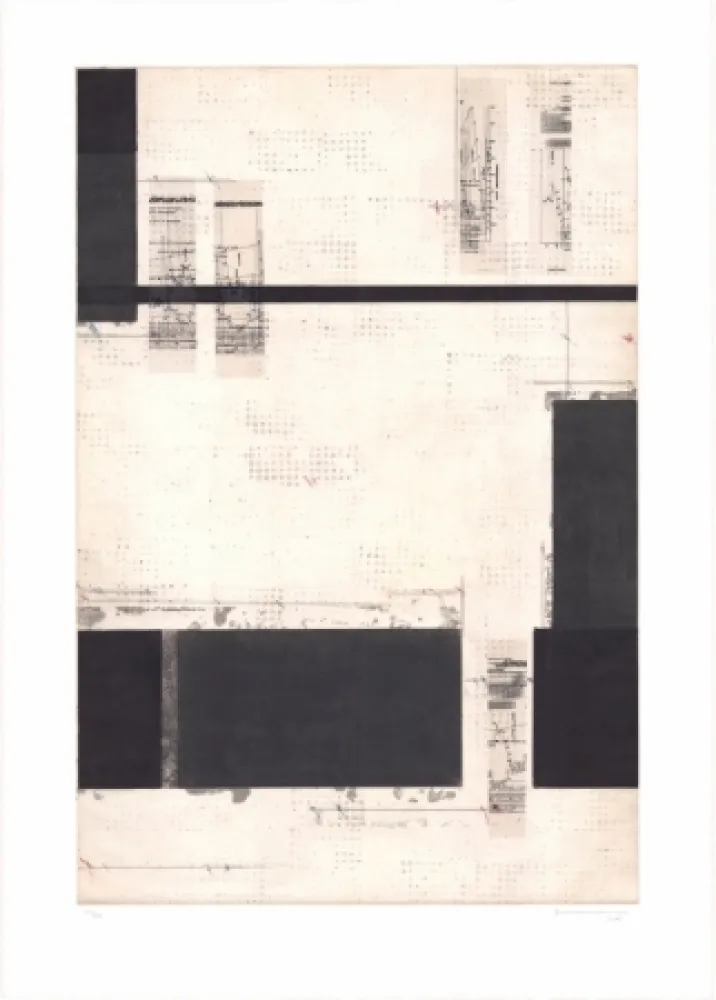 石版画 Brinkmann - Série Barcelone V