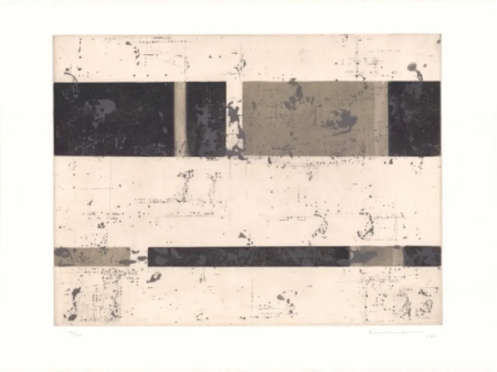 石版画 Brinkmann - Série Barcelone X