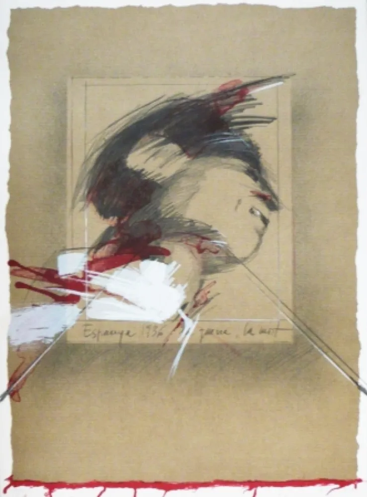 石版画 Bru - Espagne 1936