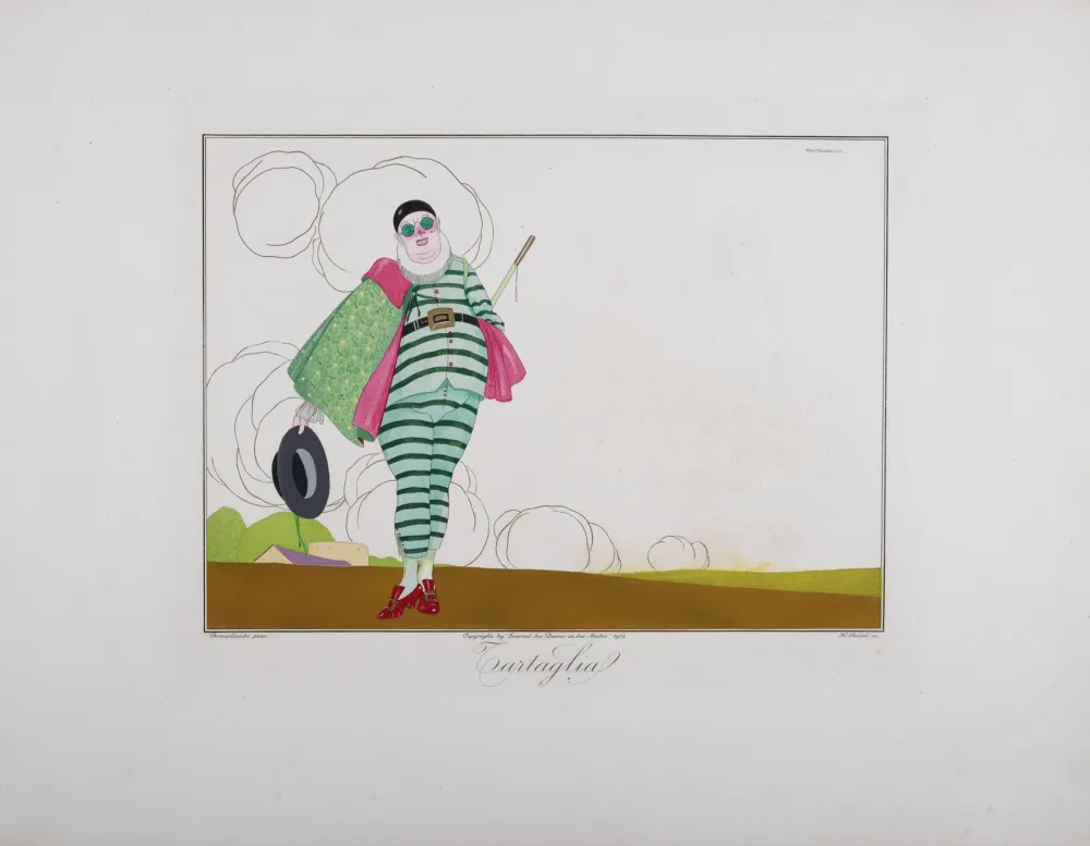 版画 Brunelleschi - Tartaglia, 1914 - Masterpiece!