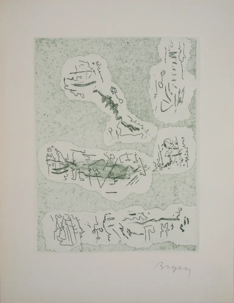 版画 Bryen - Rêves inconnus