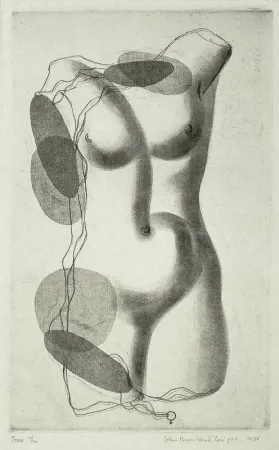 版画 Buckland-Wright - Torso