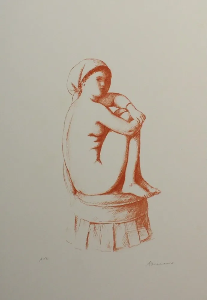 石版画 Bueno - SENZA TITOLO