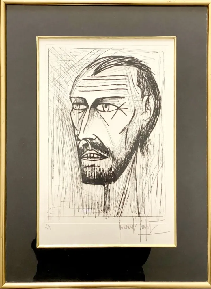 干刻版画 Buffet - Autoportrait