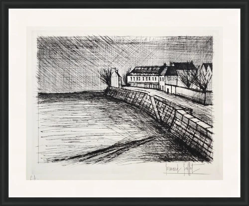 干刻版画 Buffet - LE QUAI