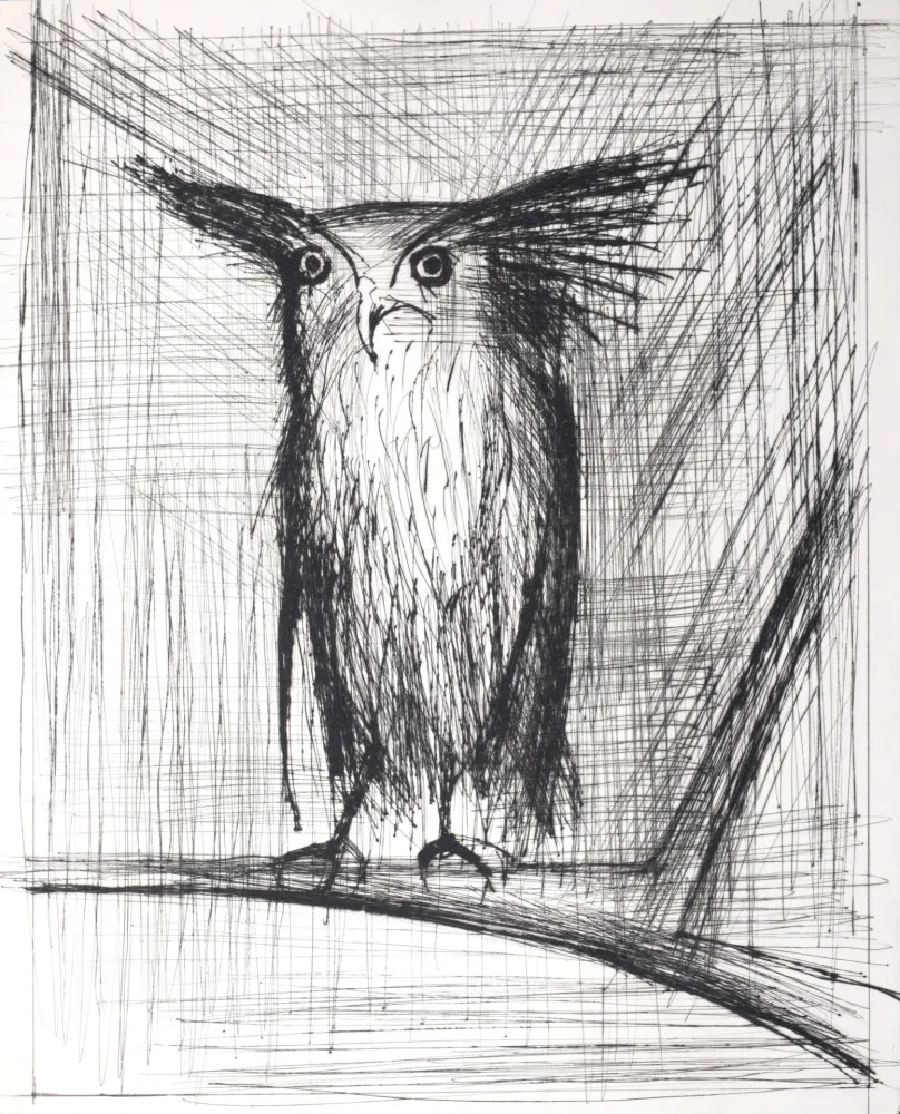 干刻版画 Buffet - Voyages fantastiques de Cyrano de Bergerac, 1958