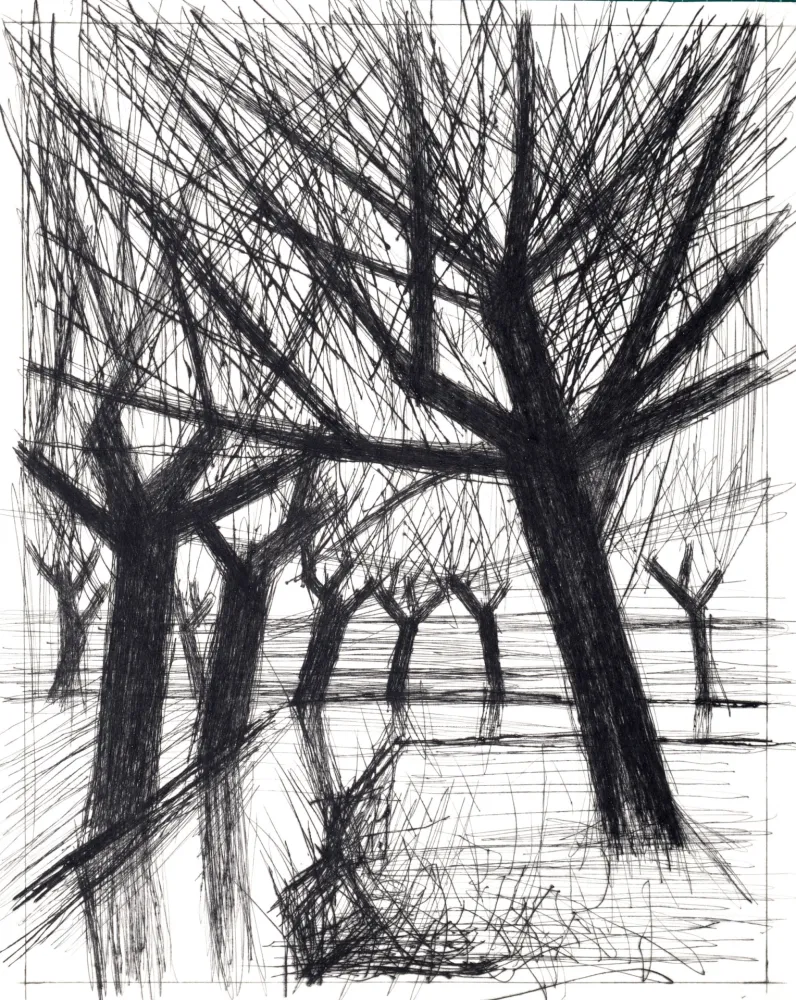 干刻版画 Buffet - Voyages fantastiques de Cyrano de Bergerac, 1958