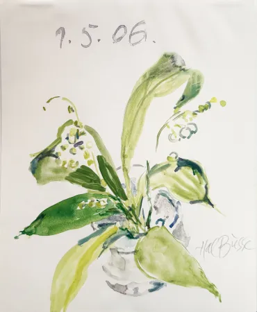 单版画 Busse - Hal Busse Female artist original watercolour