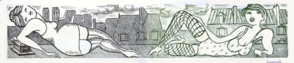 蚀刻飞尘法 Buzzati - Senza titolo