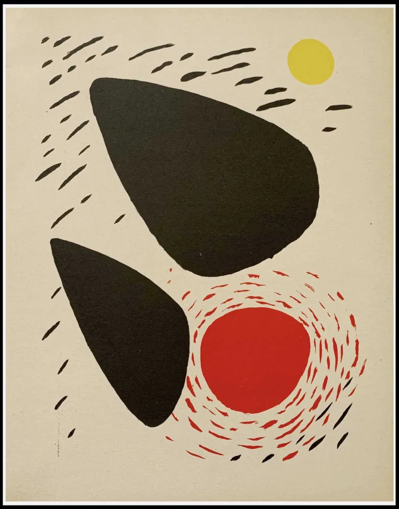 石版画 Calder - COMPOSITION 