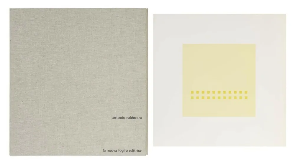 丝网印刷 Calderara - Luce spazio immagine (Cartella di 8 serigrafie)