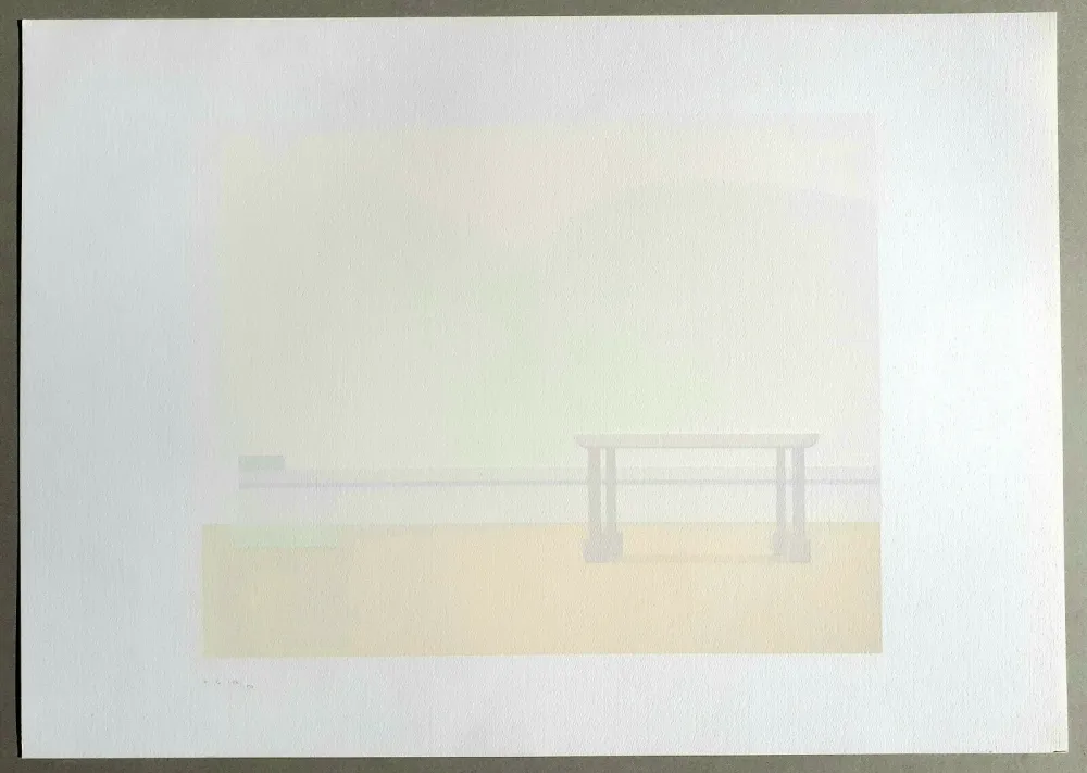 丝网印刷 Calderara - Paesaggio