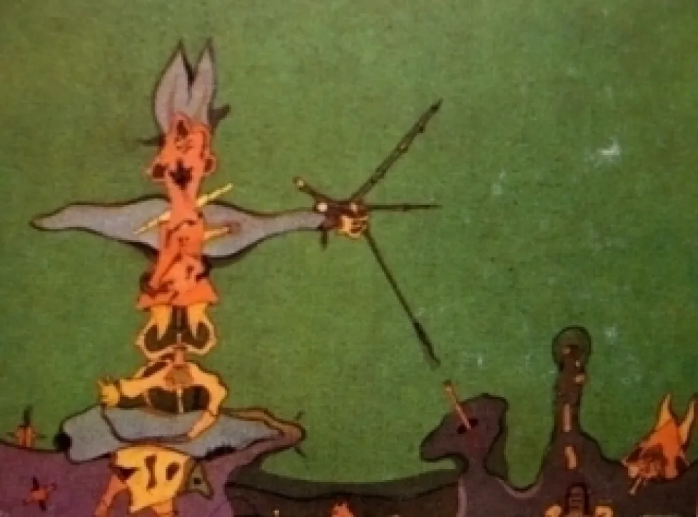 石版画 Camacho  - Cenizas 10