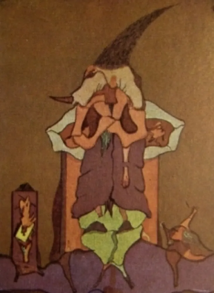 石版画 Camacho  - Cenizas 5