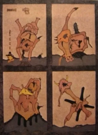 石版画 Camacho  - Cenizas 7