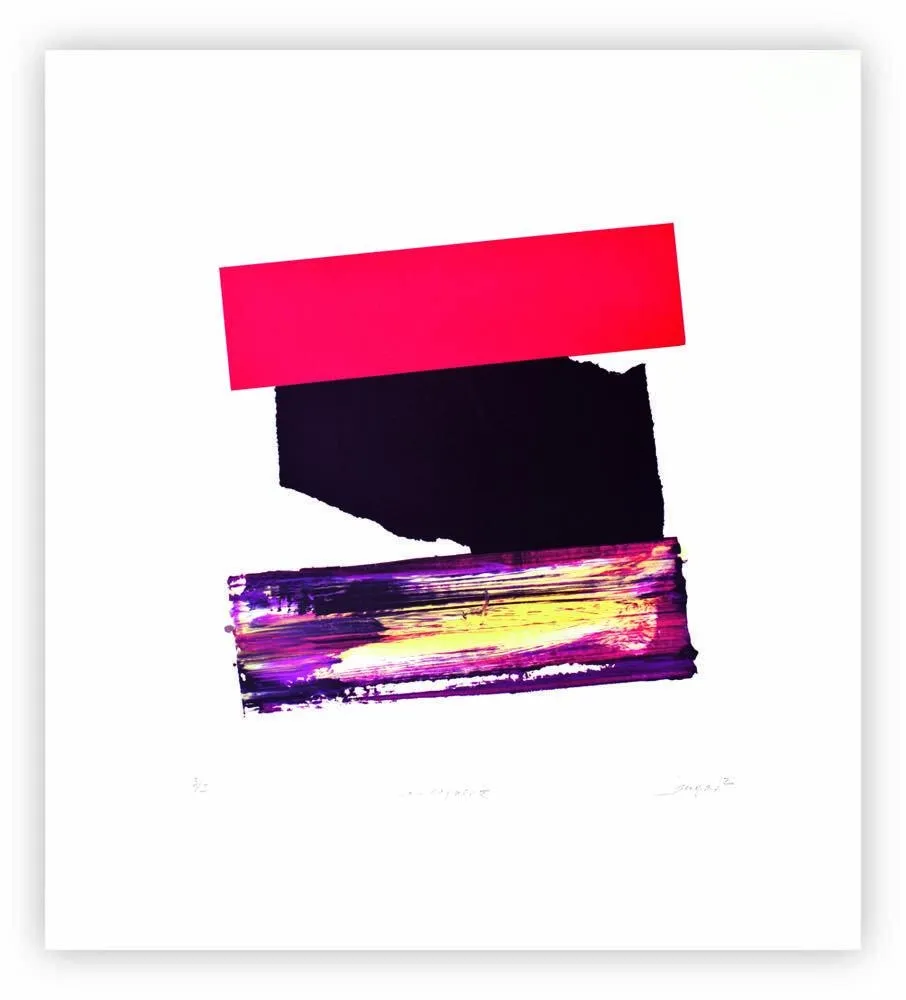 版画 Canogar - Contrafuerte