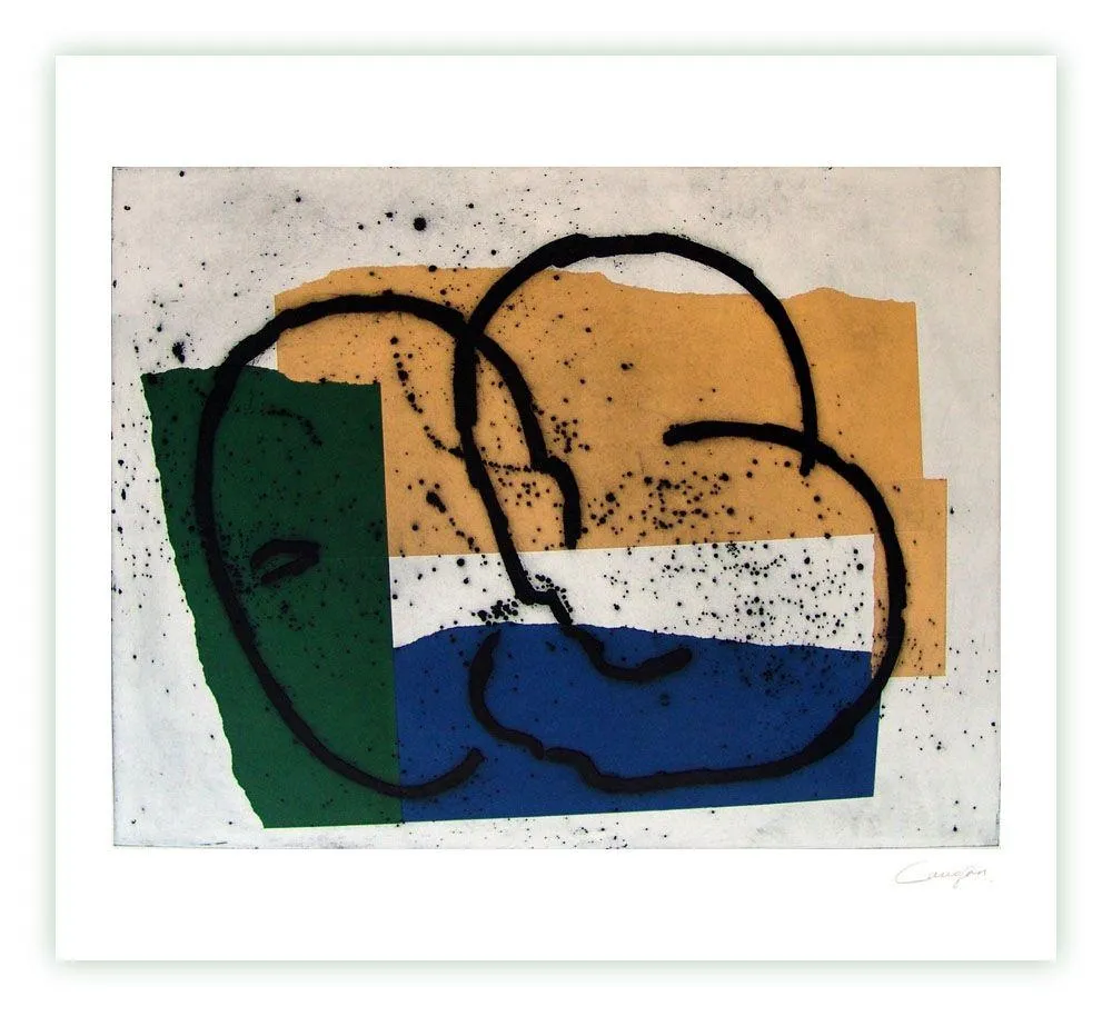 版画 Canogar - Serie constructivista n-7-90