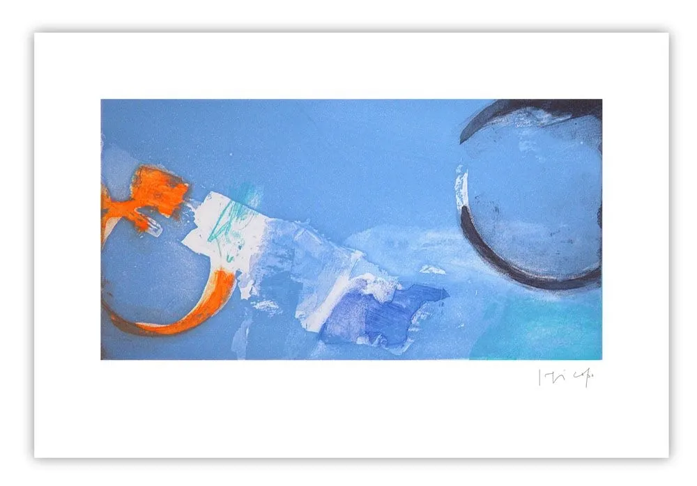 版画 Capa - Horizontal bleu