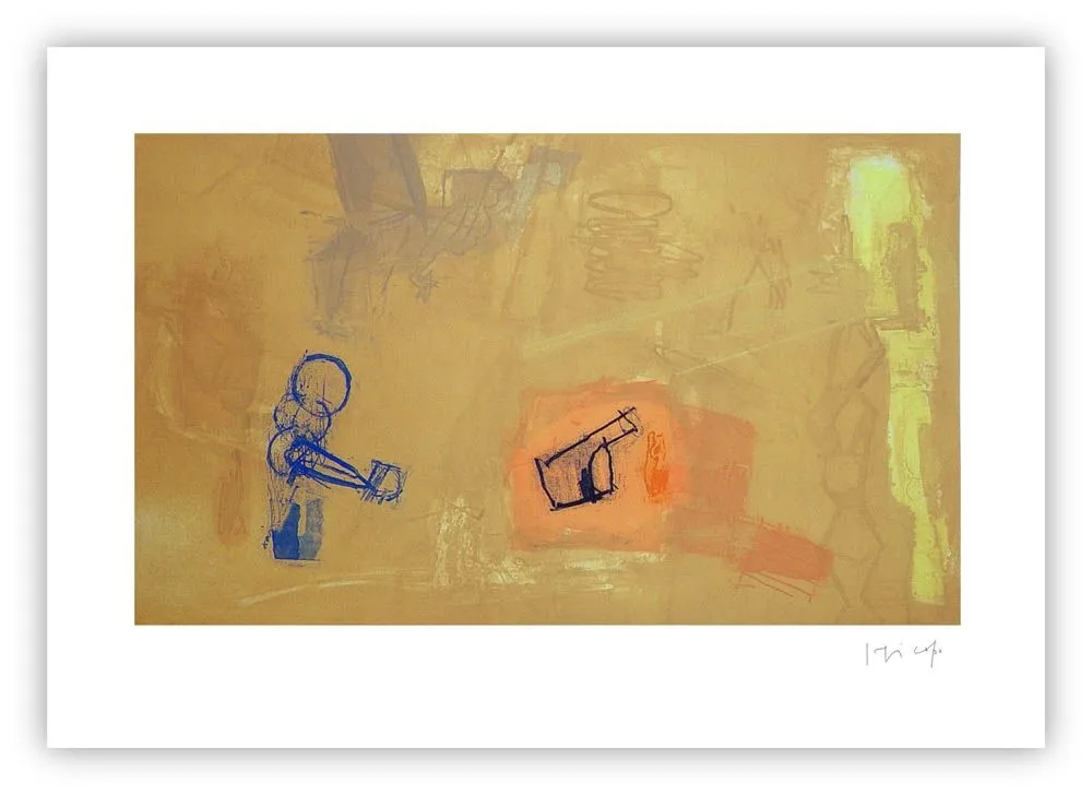 版画 Capa - Ocher-colors