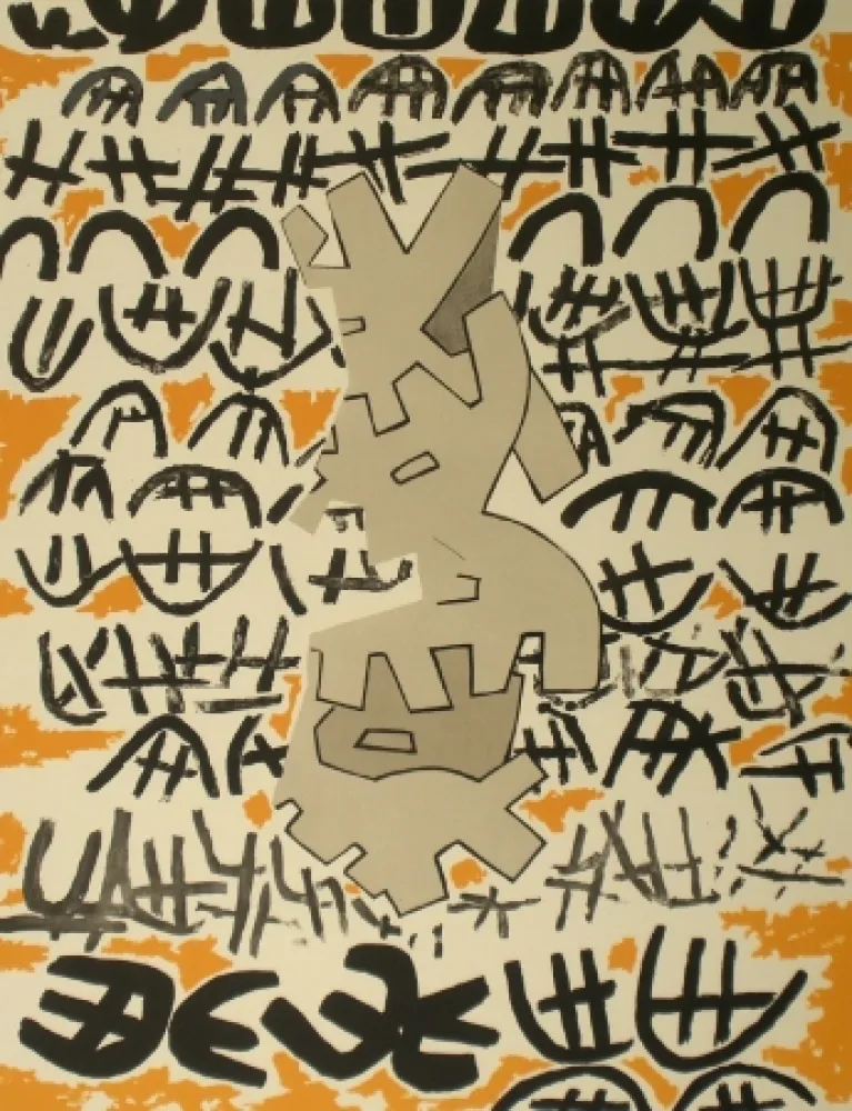 石版画 Capogrossi - Opale n.4