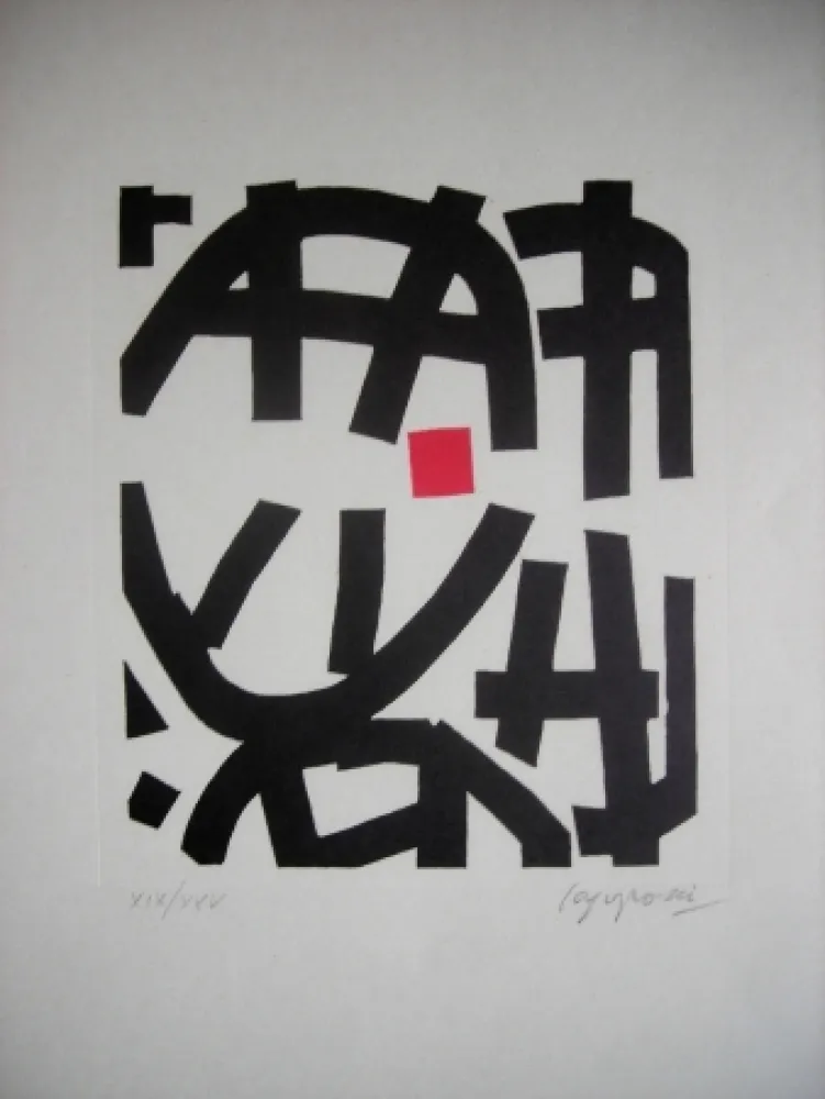 油毡版画 Capogrossi - The international avant-garde 4