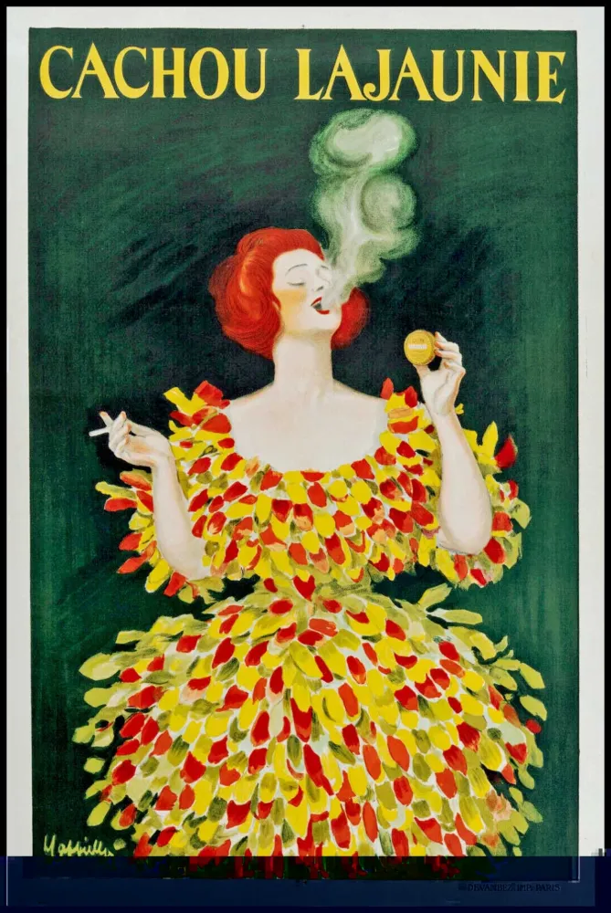 石版画 Cappiello - CACHOU LAJAUNIE