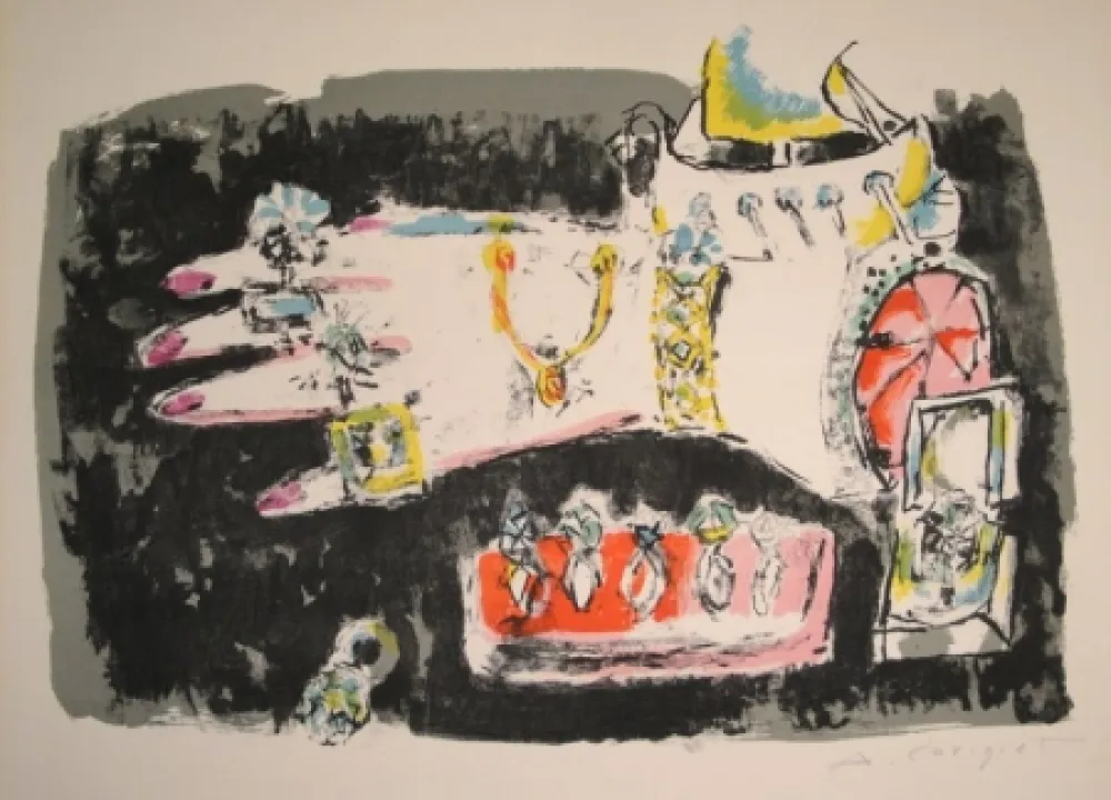 石版画 Carigiet - Les Bijoux