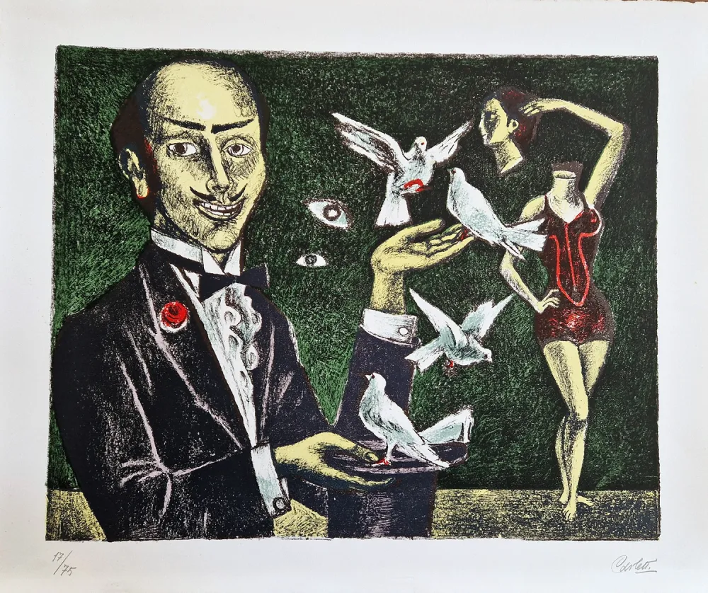 石版画 Carletti - Illusionista