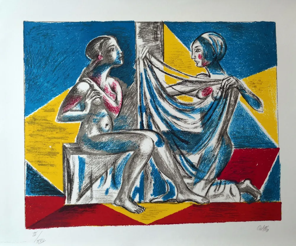 石版画 Carletti - Momenti Biblici 2