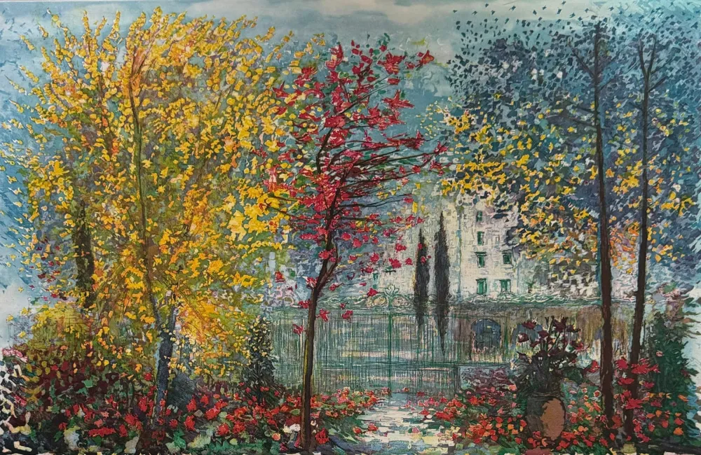 蚀刻版画 Cascella - Palo alto