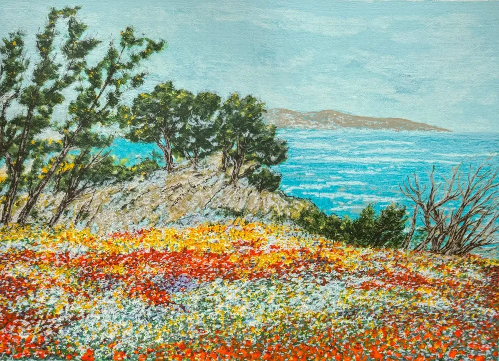 丝网印刷 Cascella - Prospettive a colori