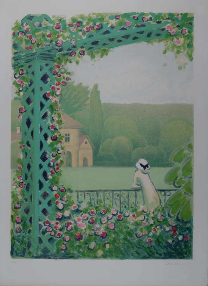 石版画 Cassigneul  - La Véranda, 1978 - Hand-signed