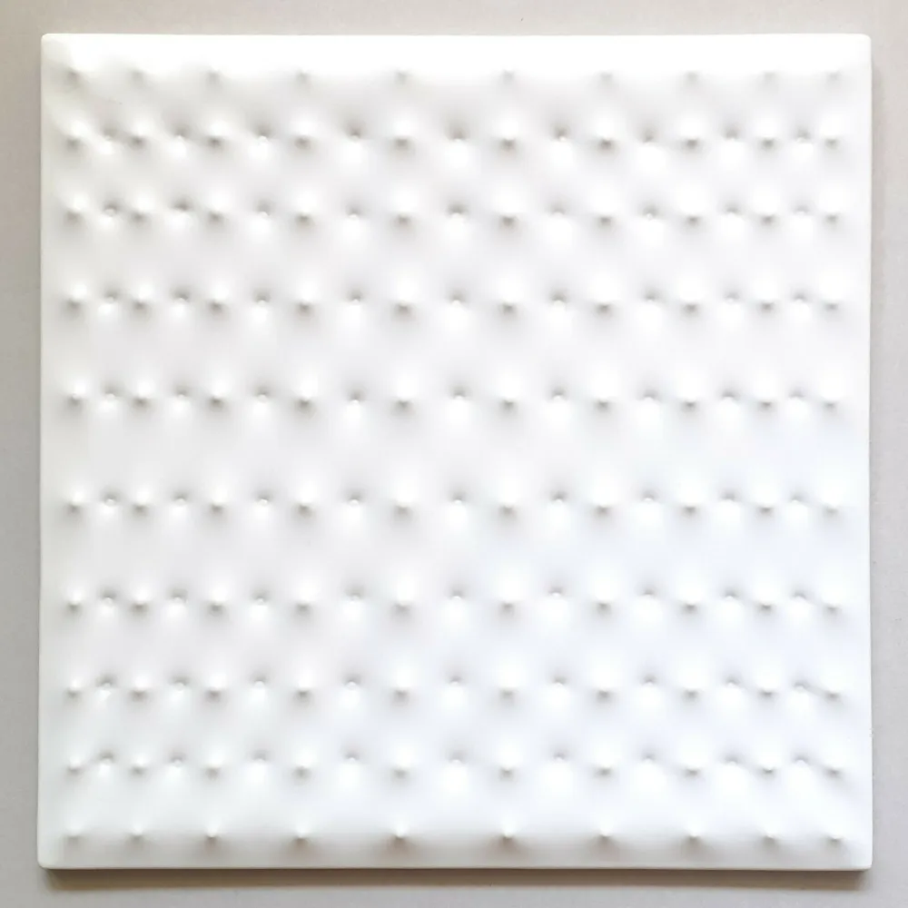 复数作品 Castellani - Multiplo in PVC bianco