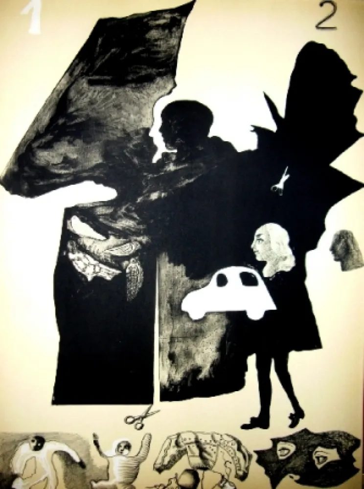 石版画 Castillo - Barcelone 1 bis