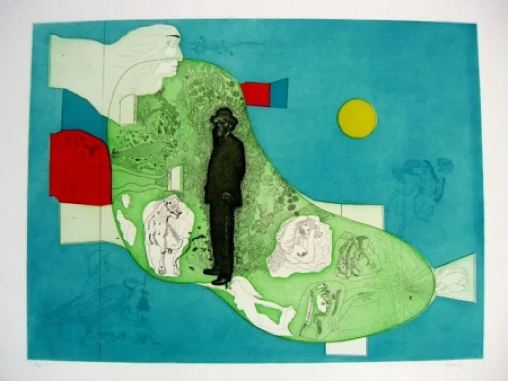 蚀刻版画 Castillo - DON RAMÓN