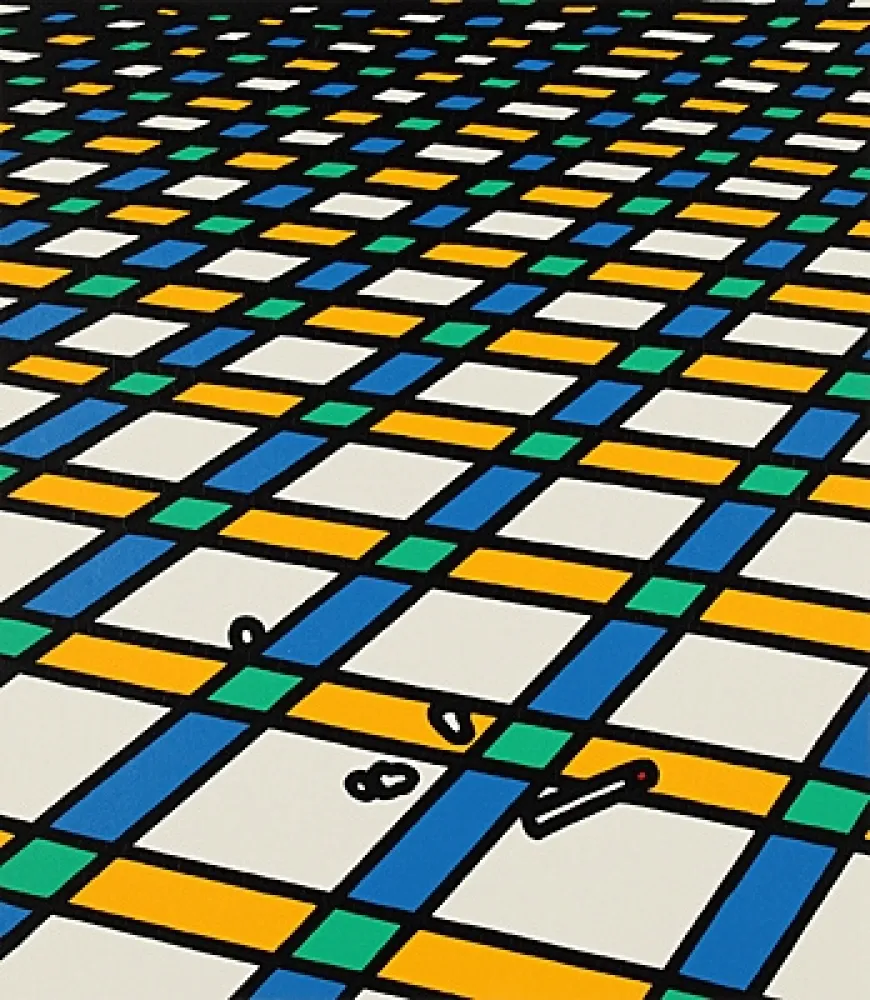 丝网印刷 Caulfield - Et moi je suis seul dans ma demeure