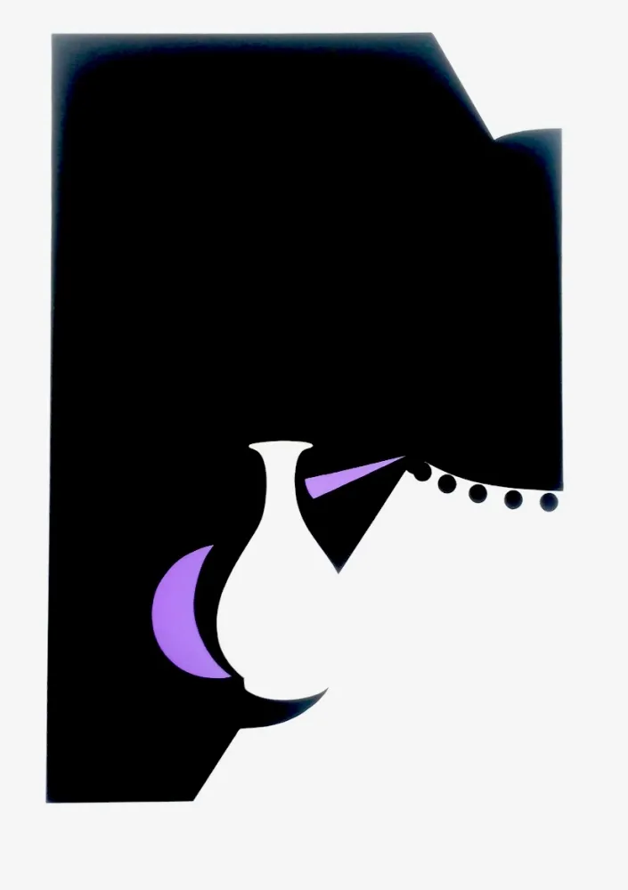 丝网印刷 Caulfield - Lung ch'uan ware and black lamp