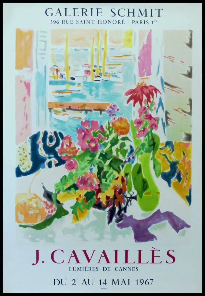 海报 Cavailles - J.CAVAILLÈS GALERIE SCHMIT - LUMIÈRES DE CANNES