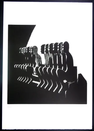 版画 Ceroli - L'ultima cena