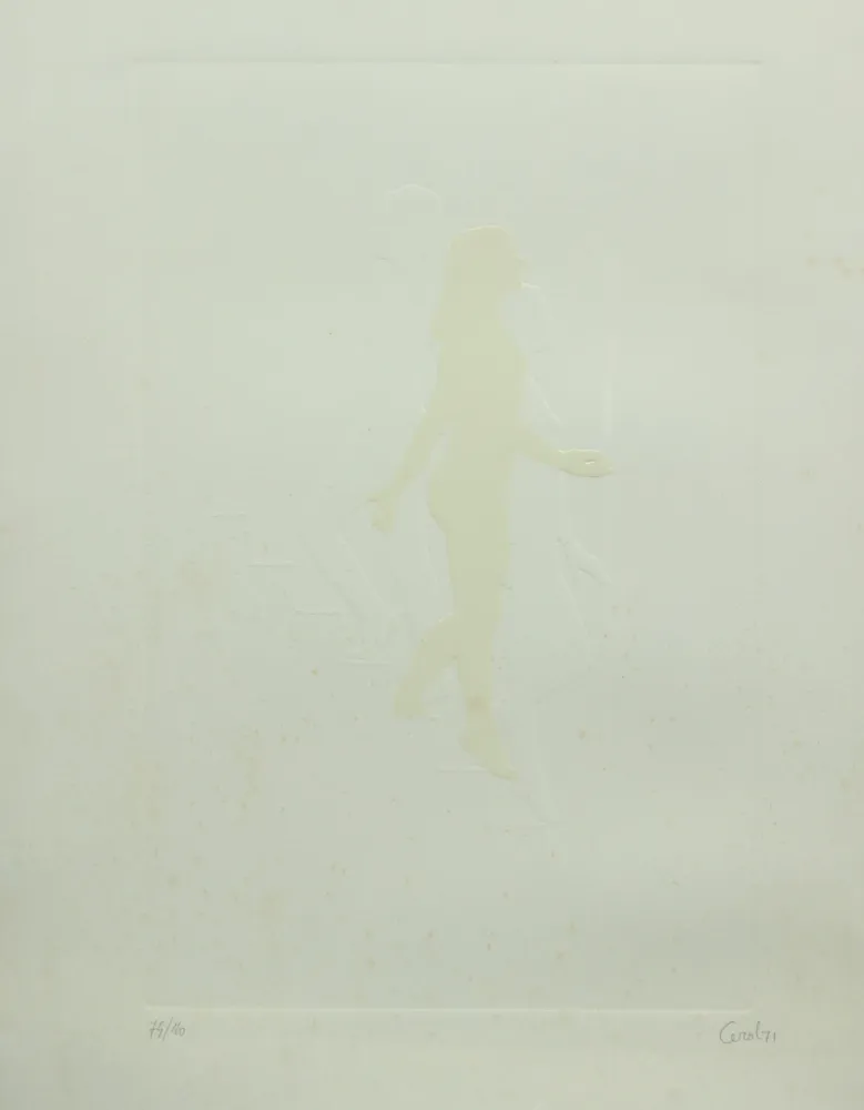 版画 Ceroli - SENZA TITOLO