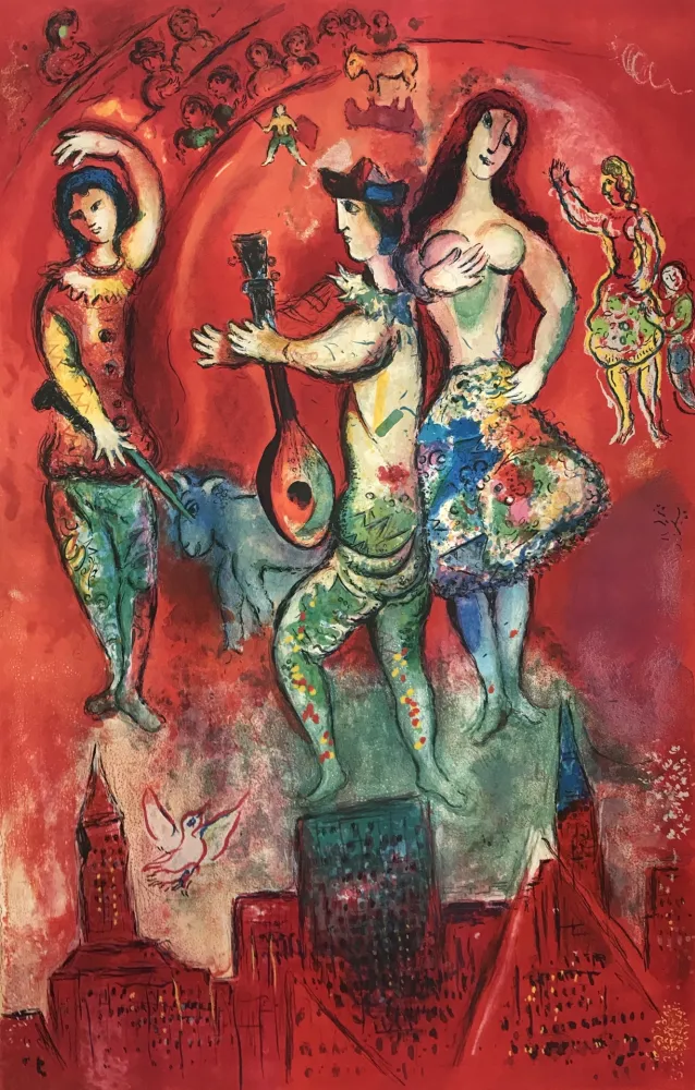 石版画 Chagall - Carmen