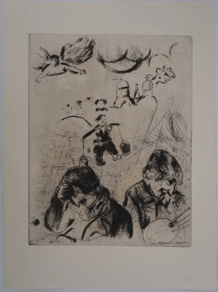 版画 Chagall - Gogol et Chagall
