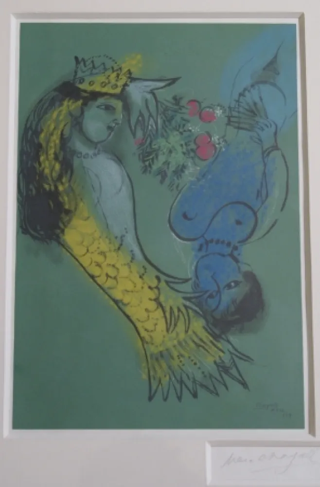 木刻 Chagall - La Sirene