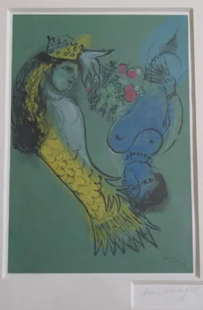 木刻 Chagall - La Sirene