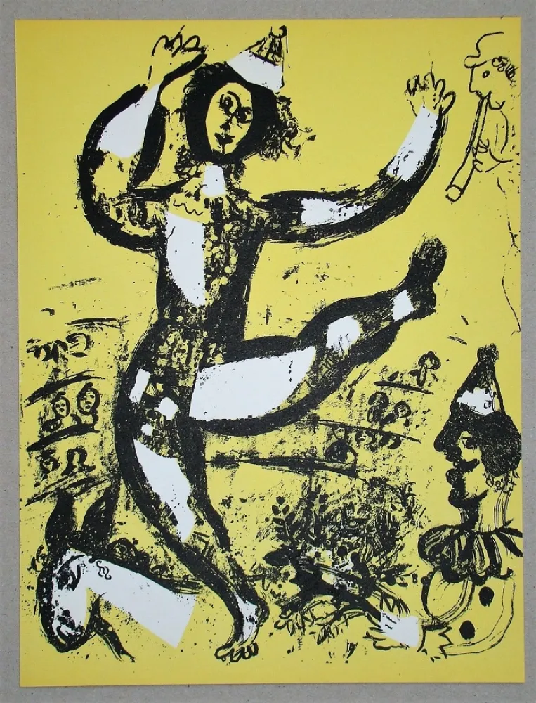 石版画 Chagall - Le Cirque