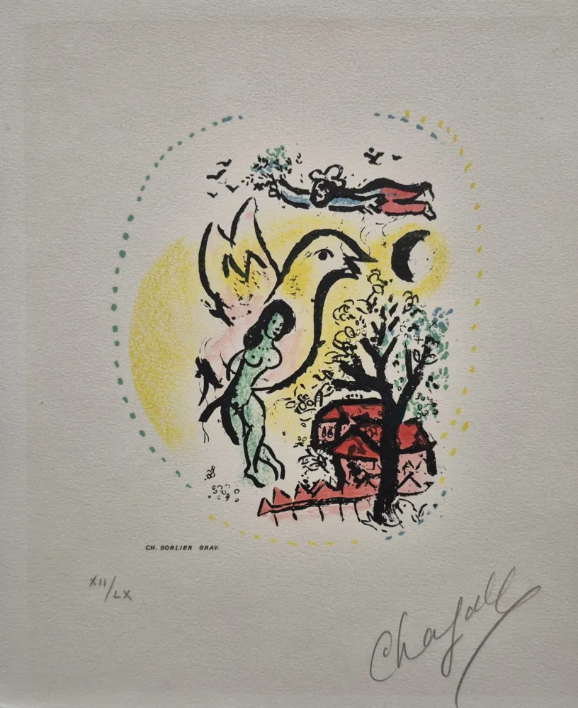 石版画 Chagall - Vocation