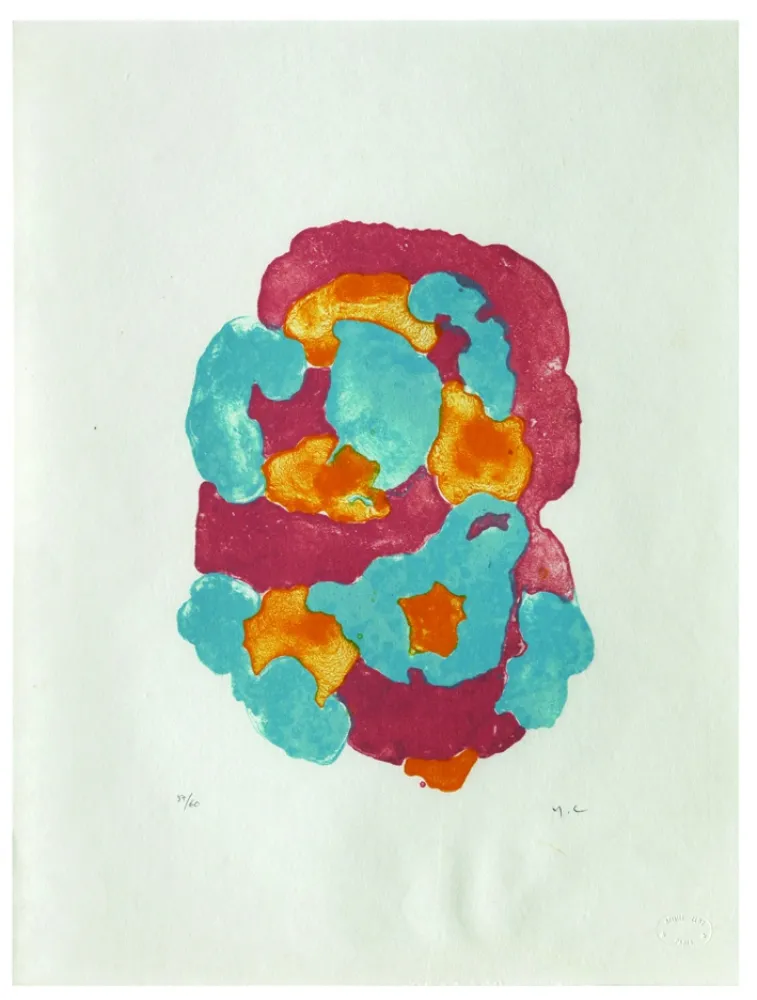 石版画 Chaudouët - Lichens 1